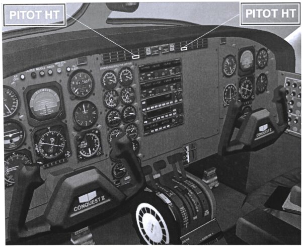 Pitot Heat System Cockpit Indicator Lights Kit STC #SA02946AT